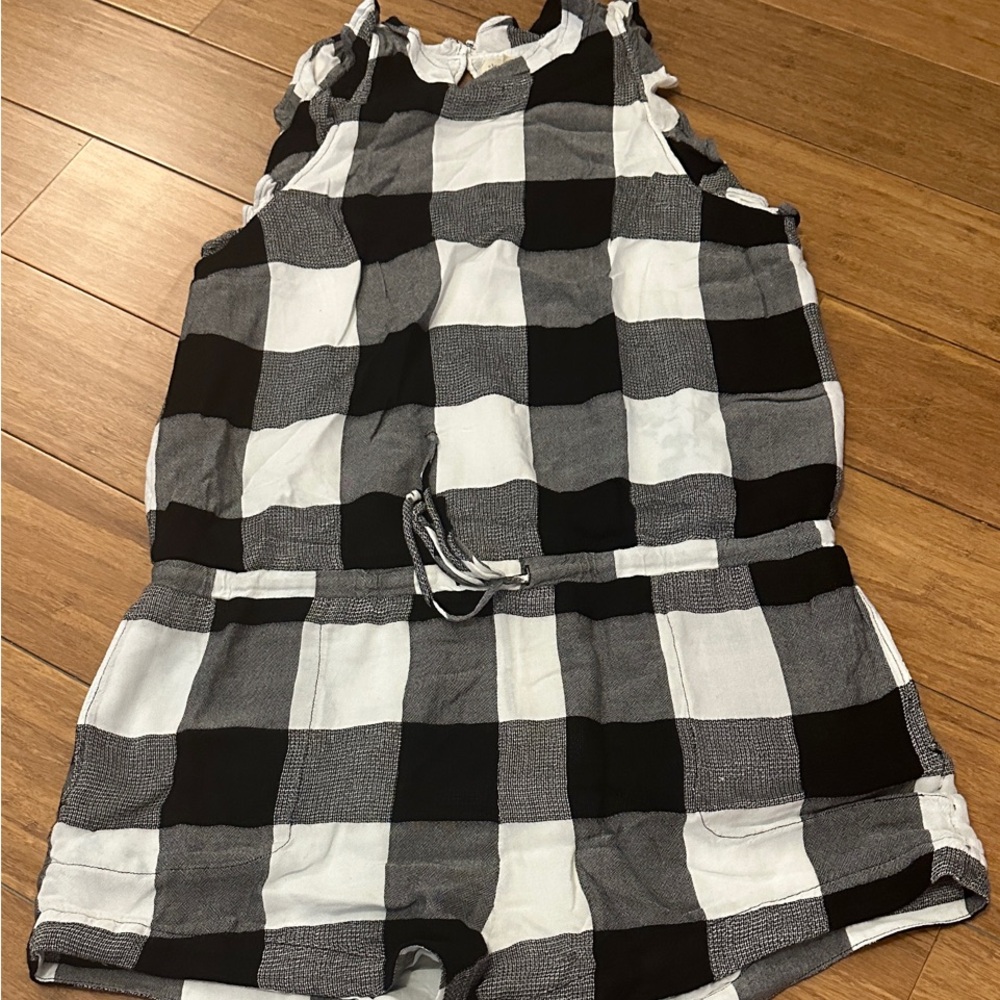 Cloth & Stone Gingham Romper